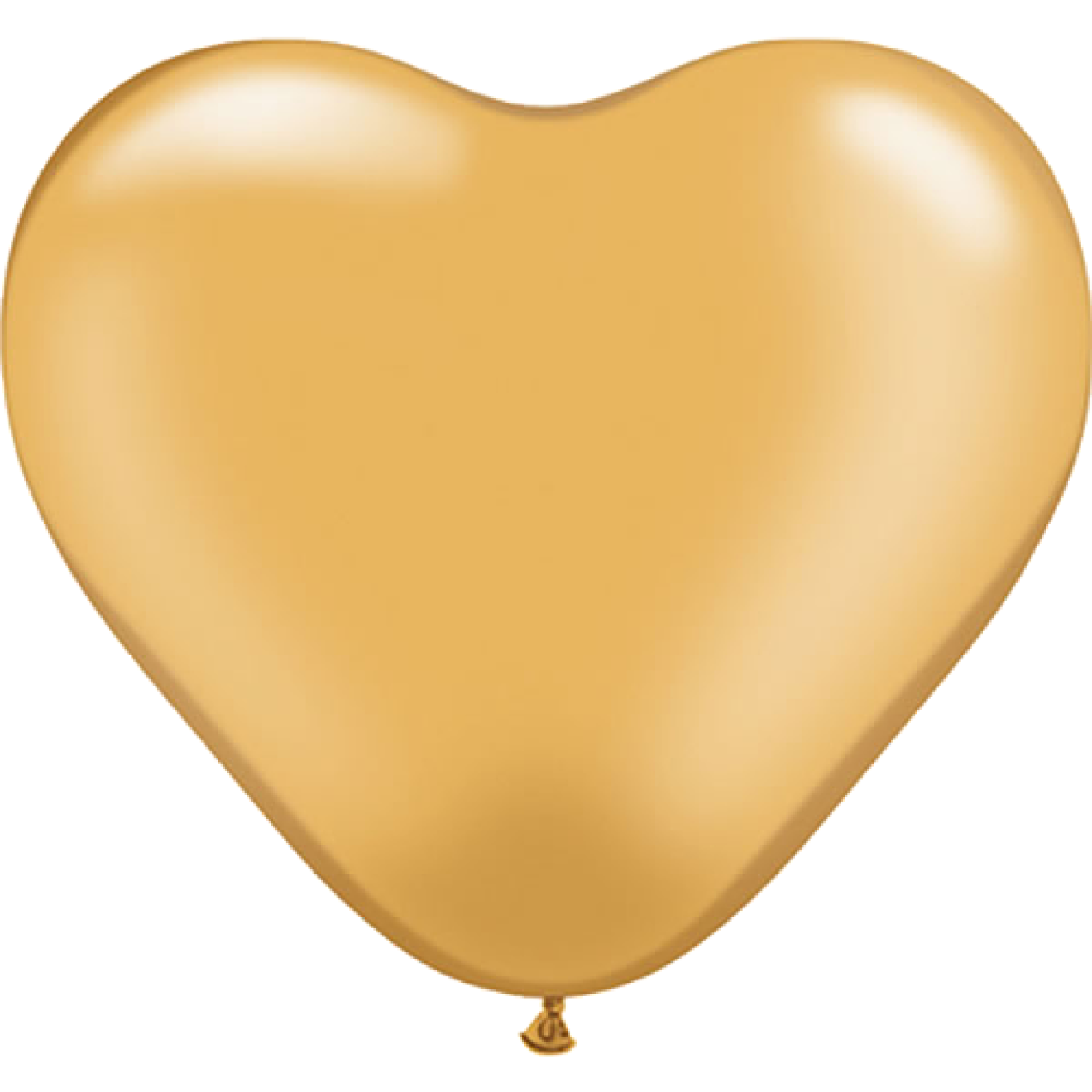 Herzballons Gold Ø 40 cm