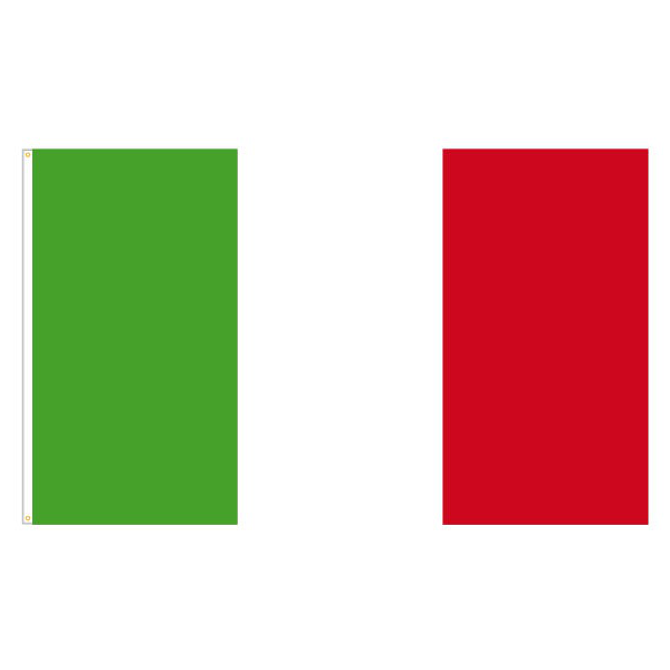 AhfuLife Italien Flagge 90 x 150 cm, 1 Stück Italien Fahne Leuchtenden  Farben mit Messing-Ösen, Italien Flag für Euro Deko 2024 Balkon Garten  Draußen und Drinnen : : Garten