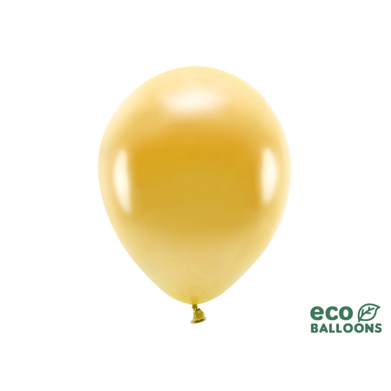 10 ECO-Luftballons - Ø 30cm - Metallic - Gold