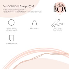 Personalisierter Ballon in a Box - Welcome the the World, Baby Girl!