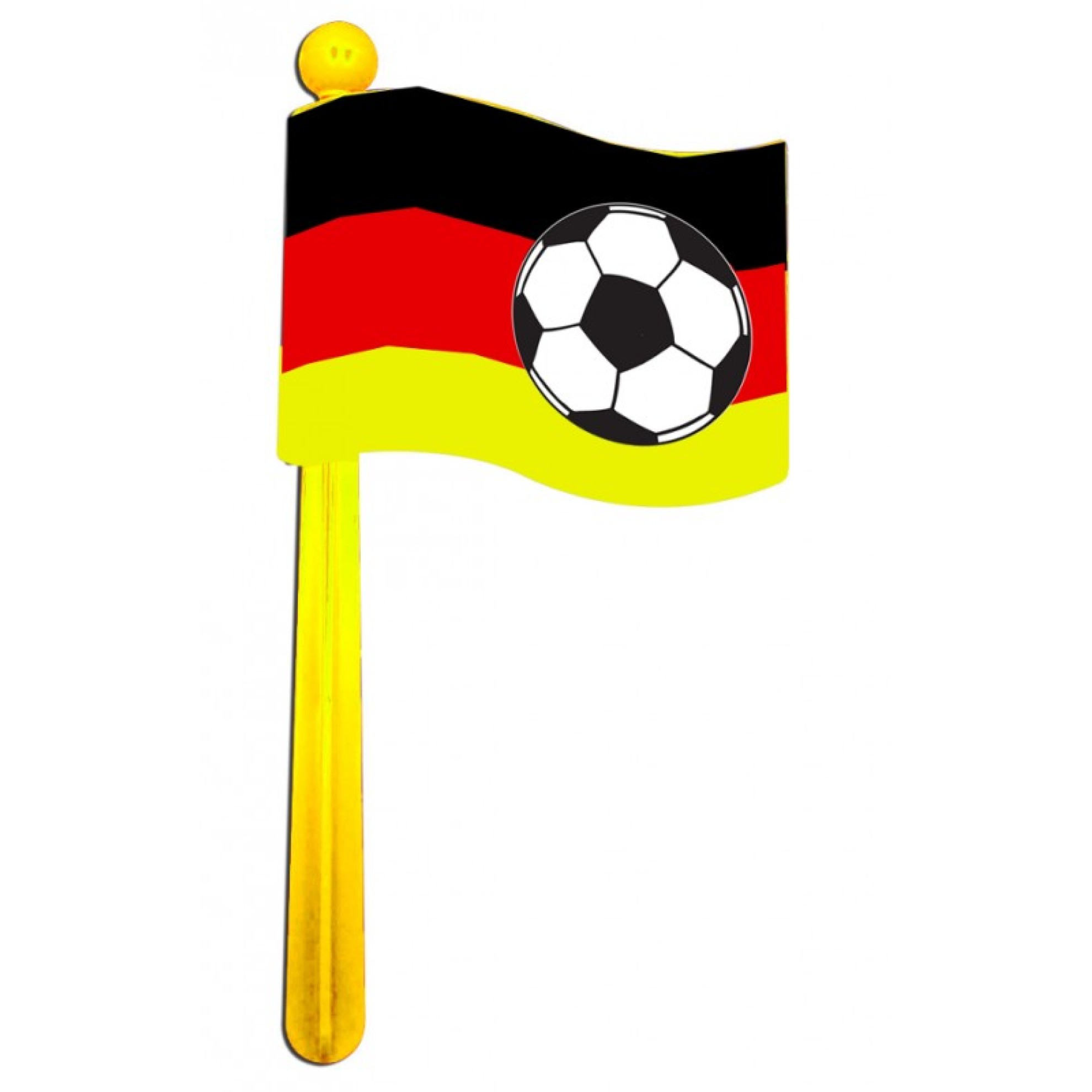 Ratsche / Rassel - Deutschland Flagge & Fußball